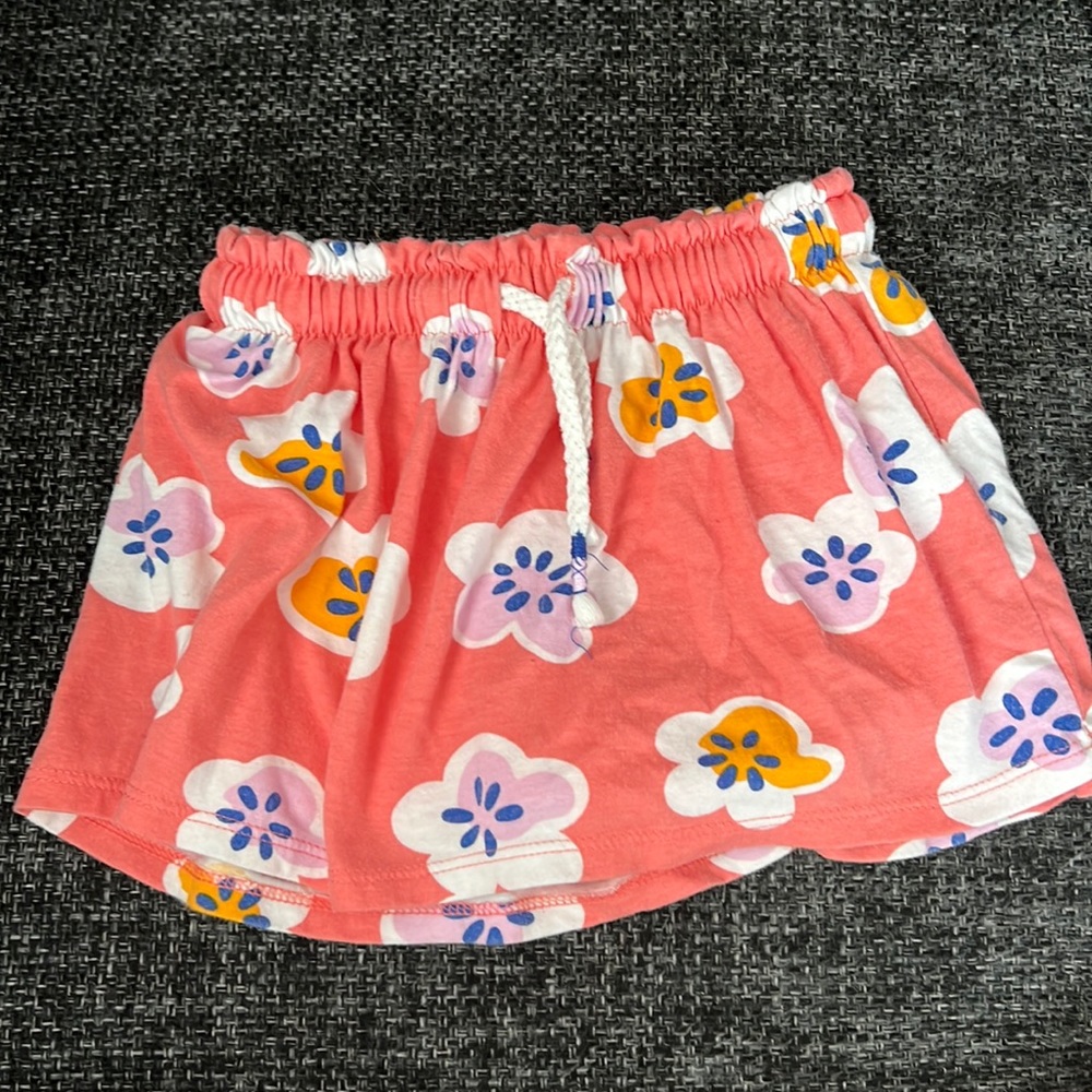 3/$12 Cat & Jack Floral Skirt with Built-In Shorts (3T)
